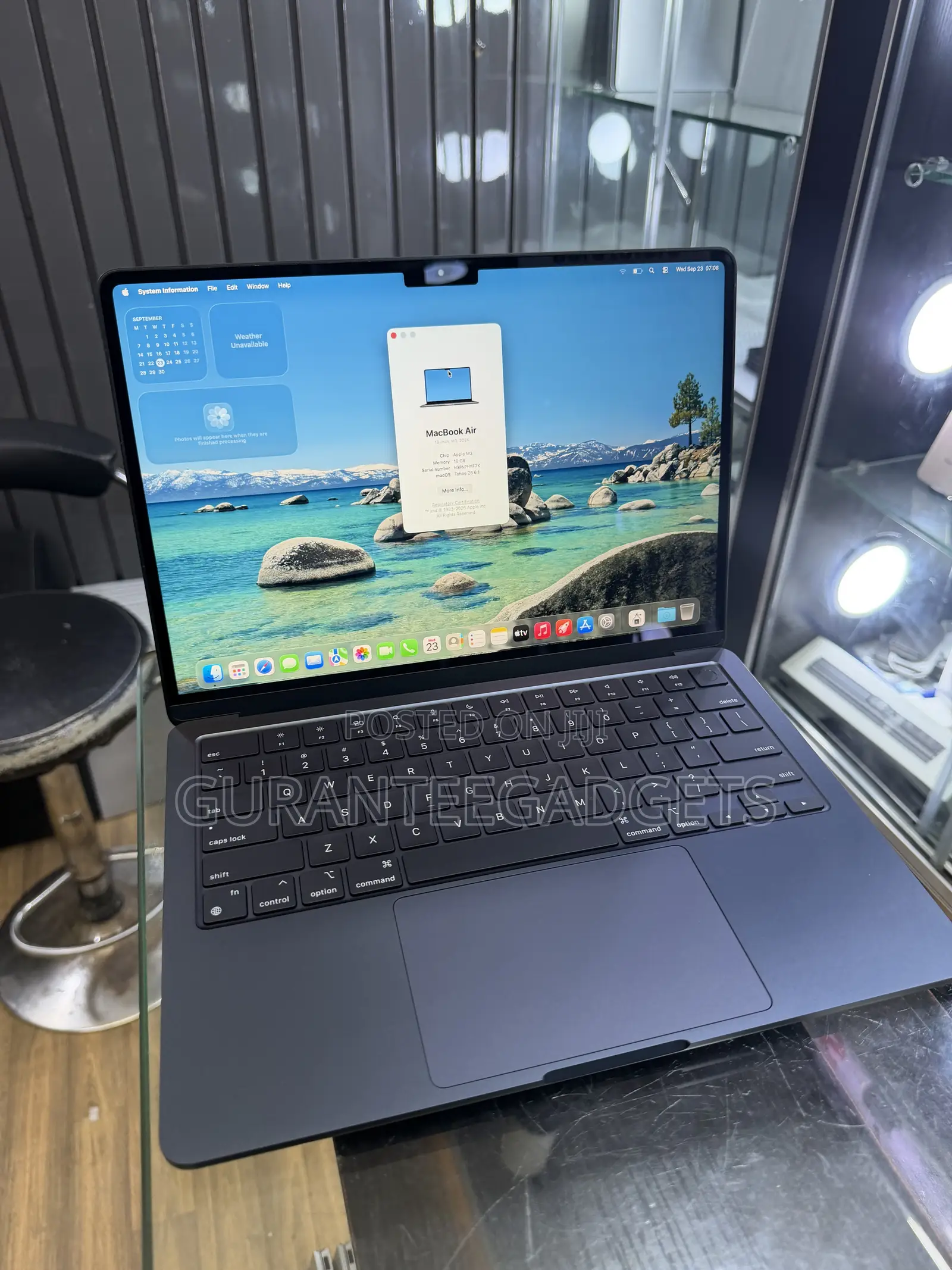 Laptop Apple MacBook Air 2024 M3 16GB Apple M3 SSHD (Hybrid) 512GB