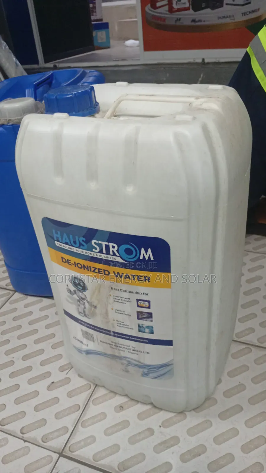 25 Litres of De - Ionized Water