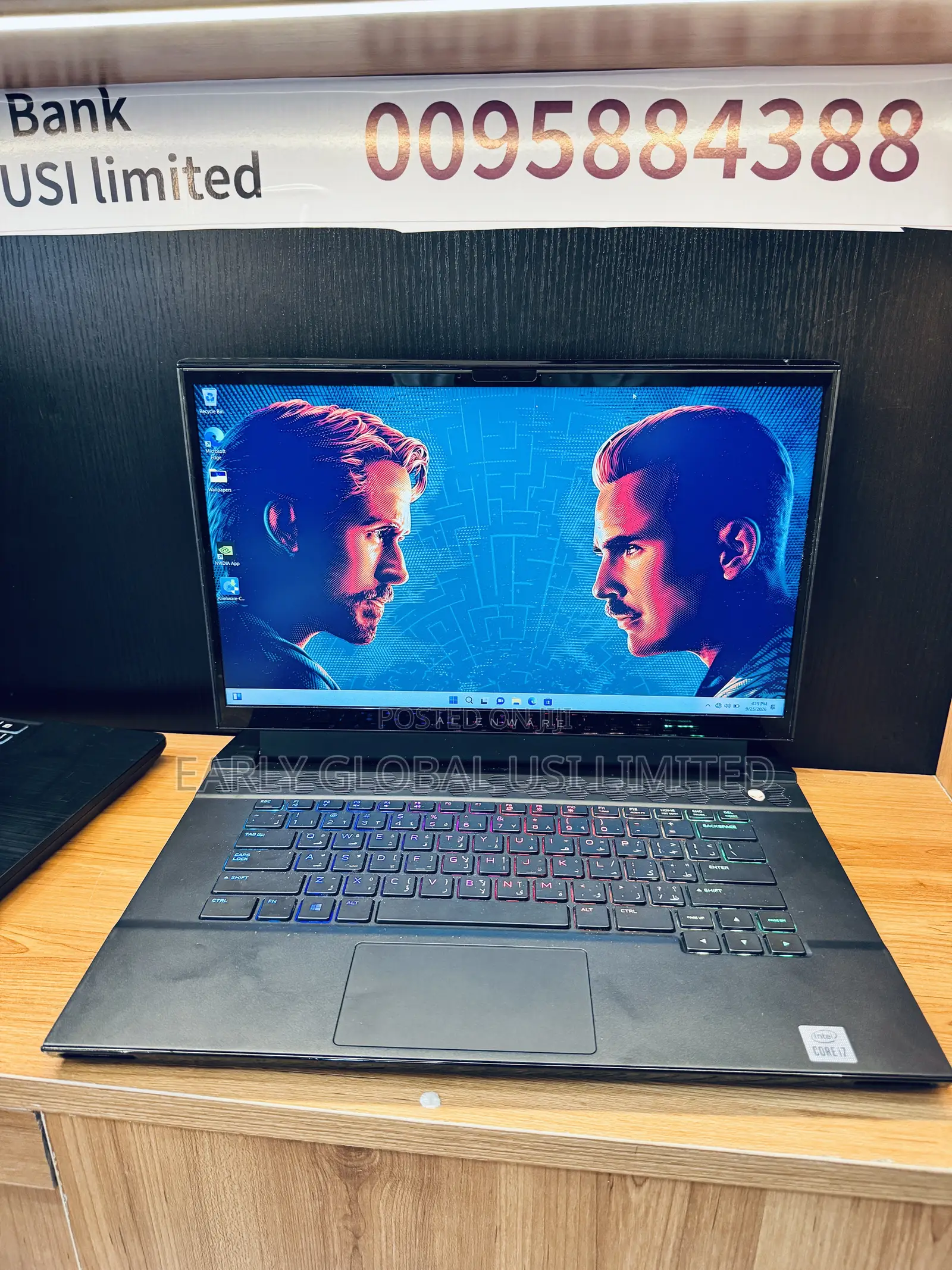 Laptop Alienware M15 r3 16GB Intel Core i7 SSD 512GB