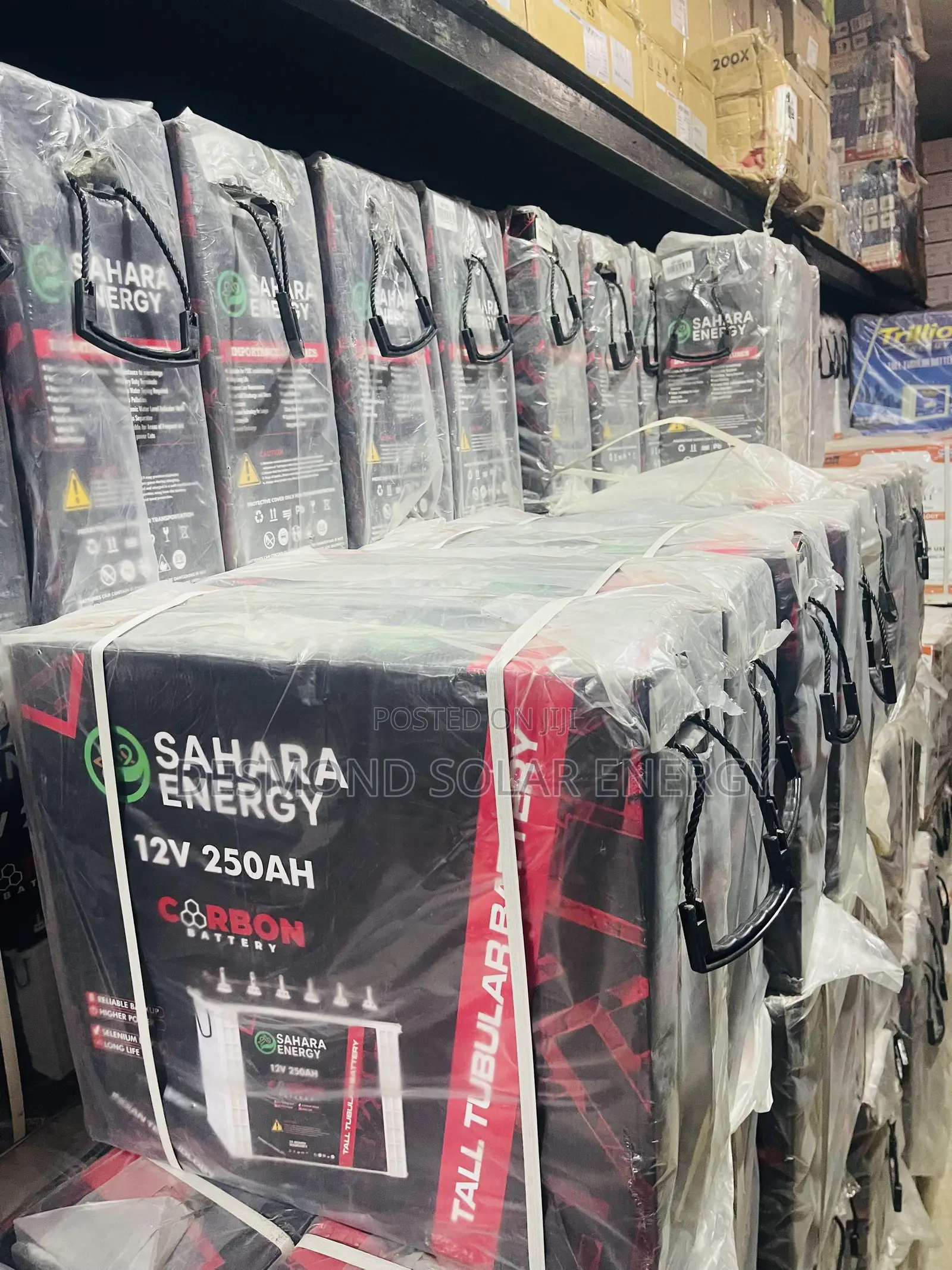 250ah 12v Sahara Solar Tubular Battery Is Very Much Available Now