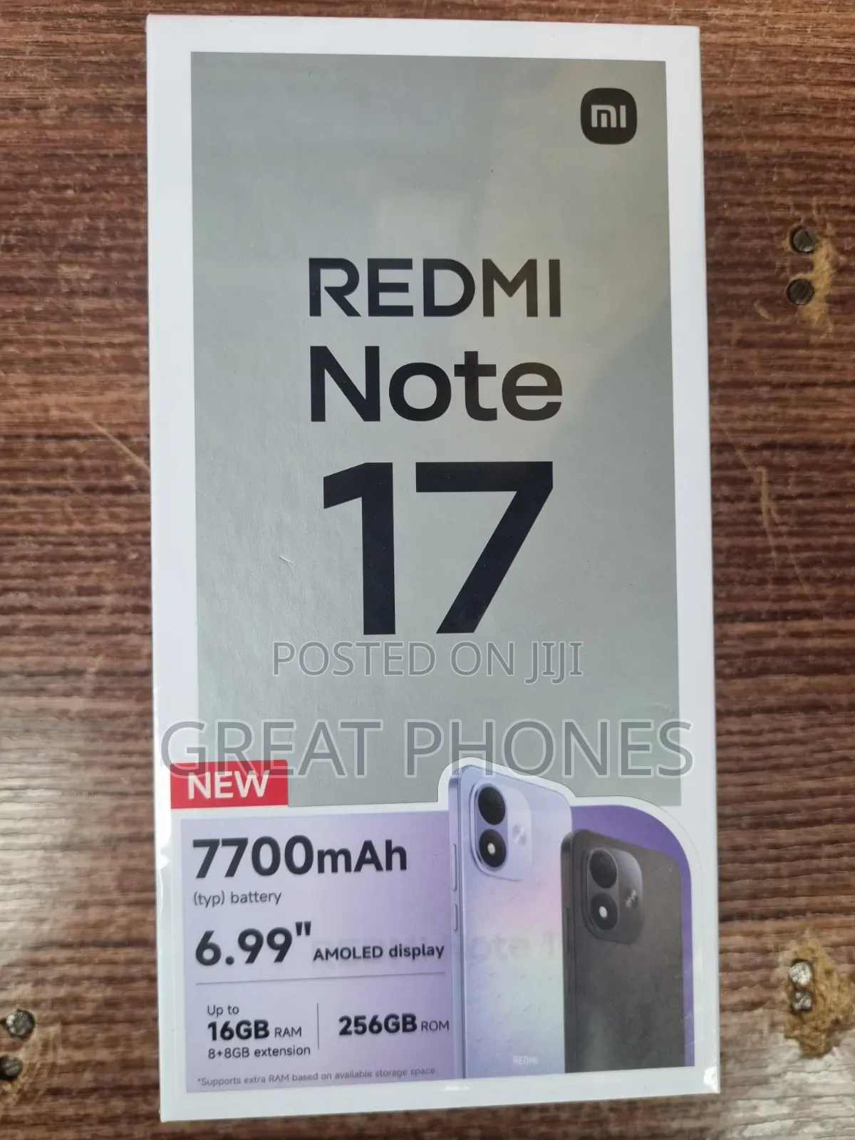 New Xiaomi Redmi Note 17 256 GB Black