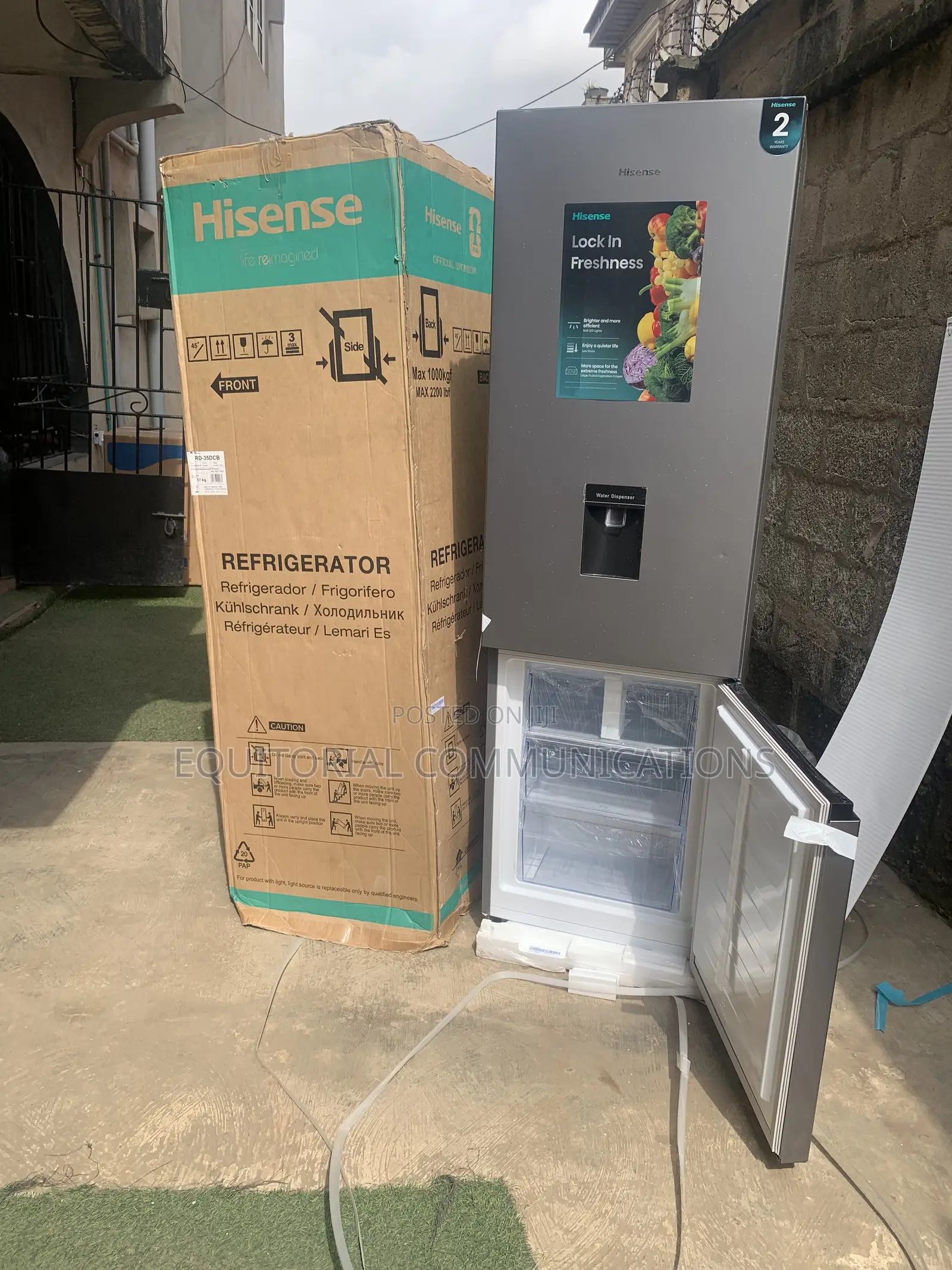Hisense 35DCB 264L Cold Storage Refrigerator With Water Dispenser