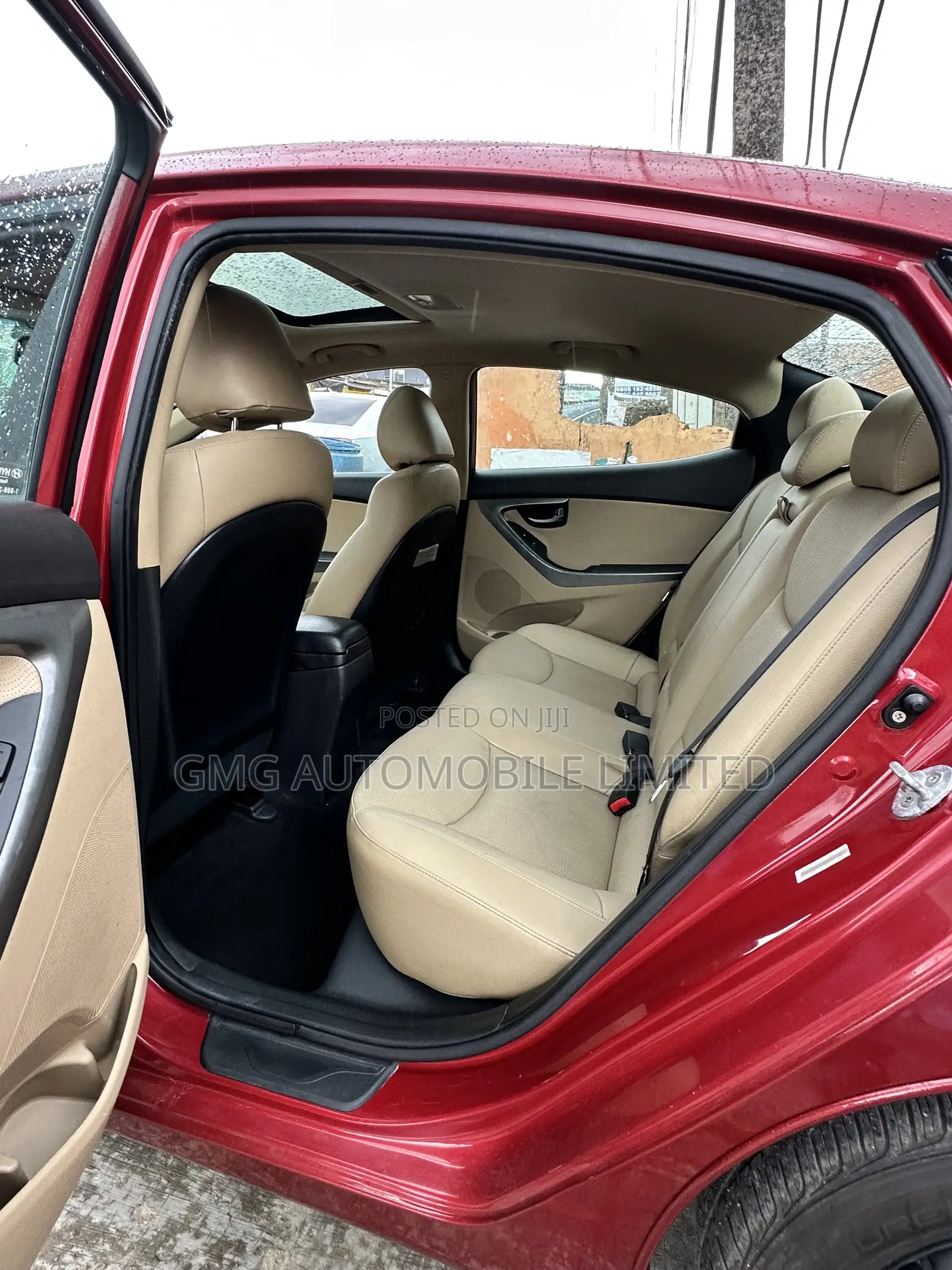Hyundai Elantra Limited Sedan FWD (1.8L 4cyl 6A) 2013 Red