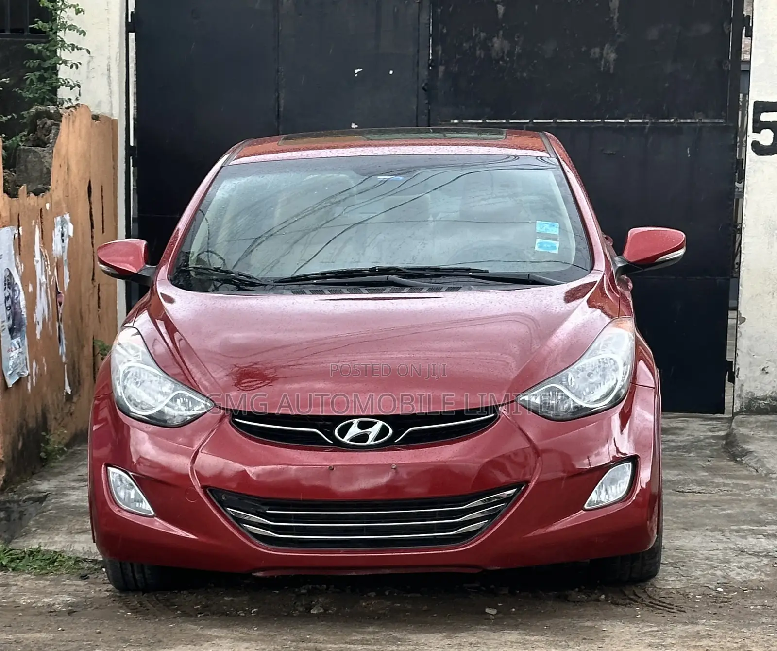 Hyundai Elantra Limited Sedan FWD (1.8L 4cyl 6A) 2013 Red