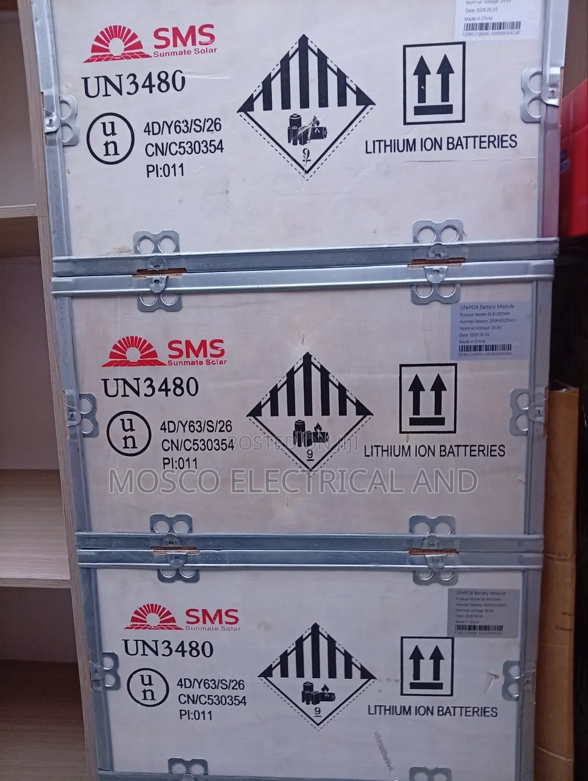 5kwh/48volts SMS Lithium Ion Solar Batteries