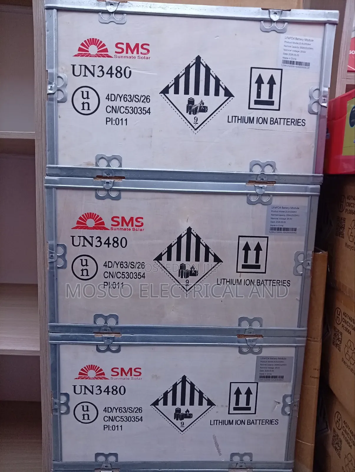 5kwh/48volts SMS Lithium Ion Solar Batteries