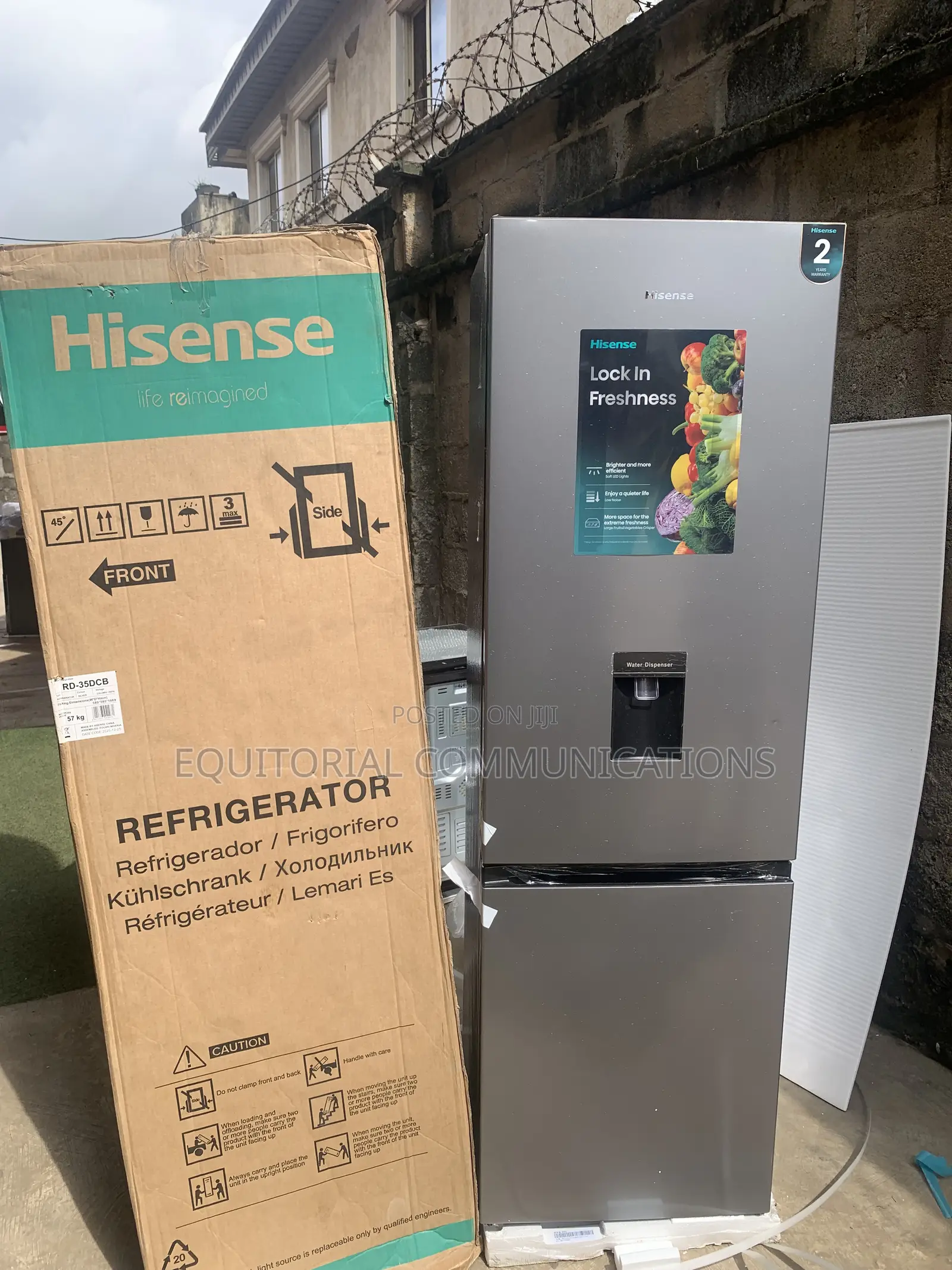 Hisense 35DCB 264L Easy Access Fridge With Water Dispenser