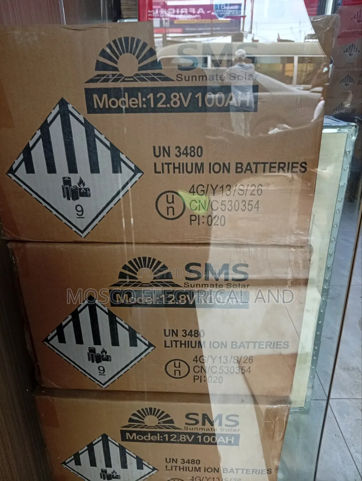 1kwh/12volts SMS Lithium Ion Solar Batteries