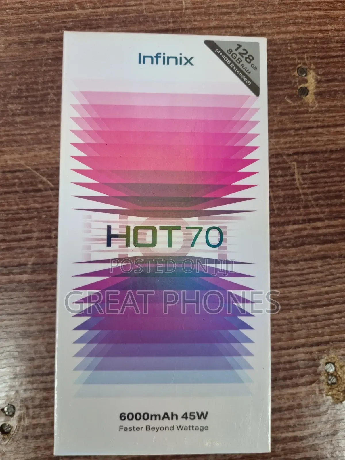 New Infinix Hot 70 128 GB Blue