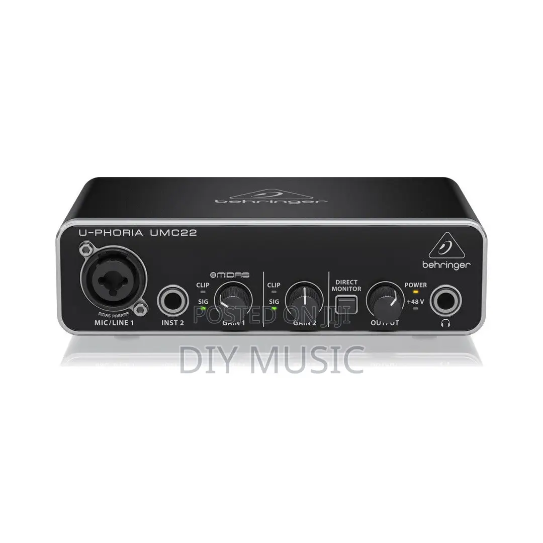 Behringer Home Recording Bundle - UMC22, C-1 HPM1000