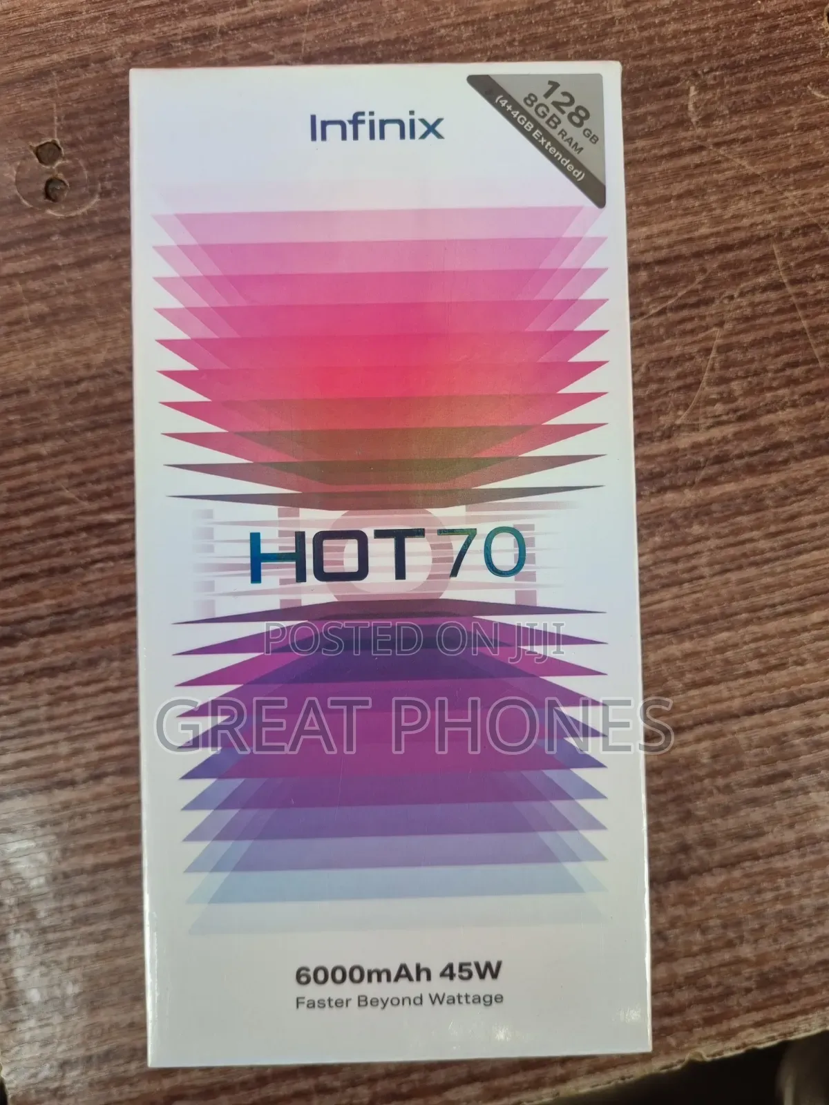 New Infinix Hot 70 128 GB Blue