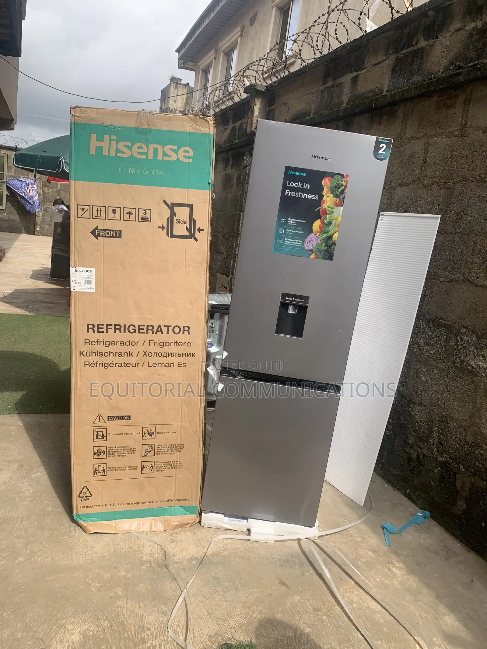 Hisense 35DCB 264L Multi-Storage Refrigerator With Water Dispenser