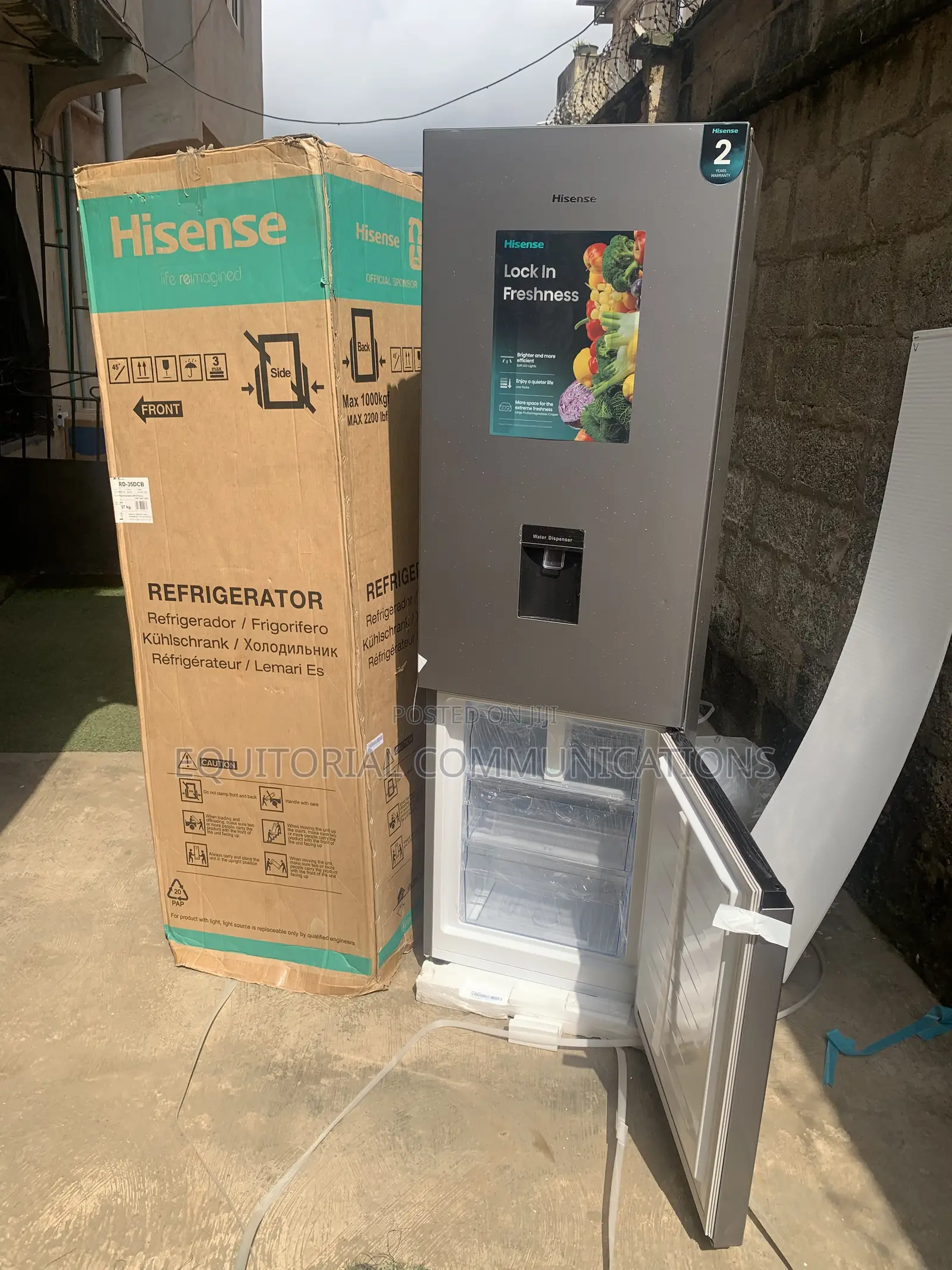 Hisense 35DCB 264L Multi-Storage Refrigerator With Water Dispenser