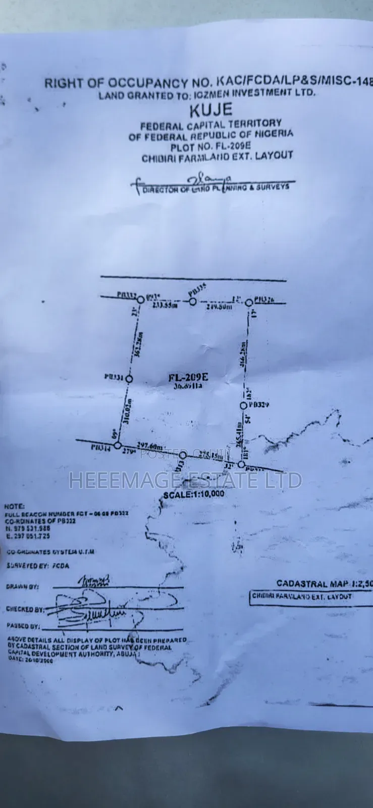 20hectares of Farmland in Chibiri Kuje