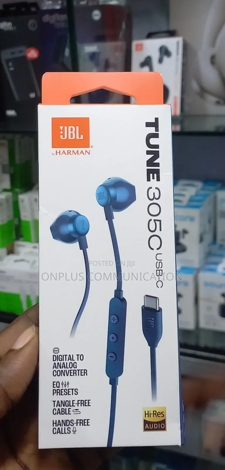 JBL Tune 305C USB-C Wired in-Ear Headphones
