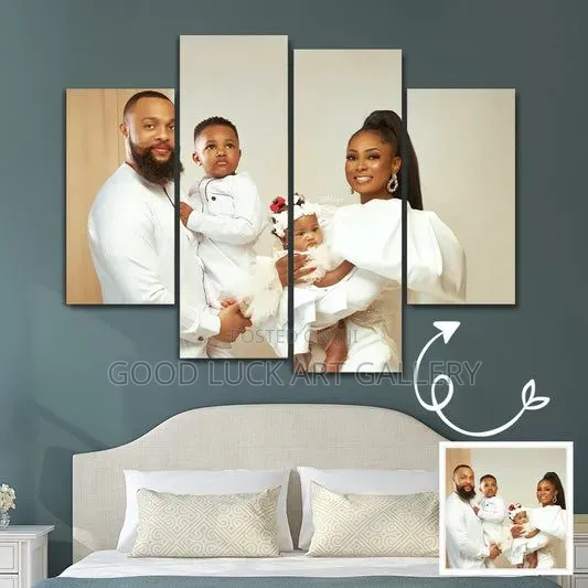 4 Panel Class Photo Canvas