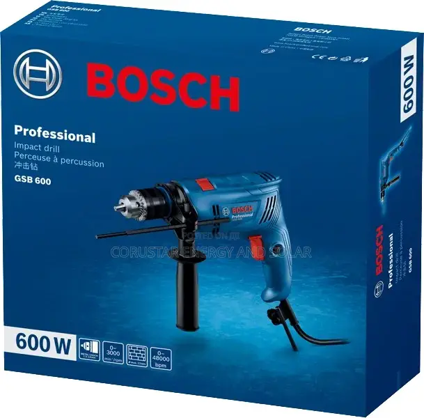 Impact Drill GSB 600 - Bosch 600W