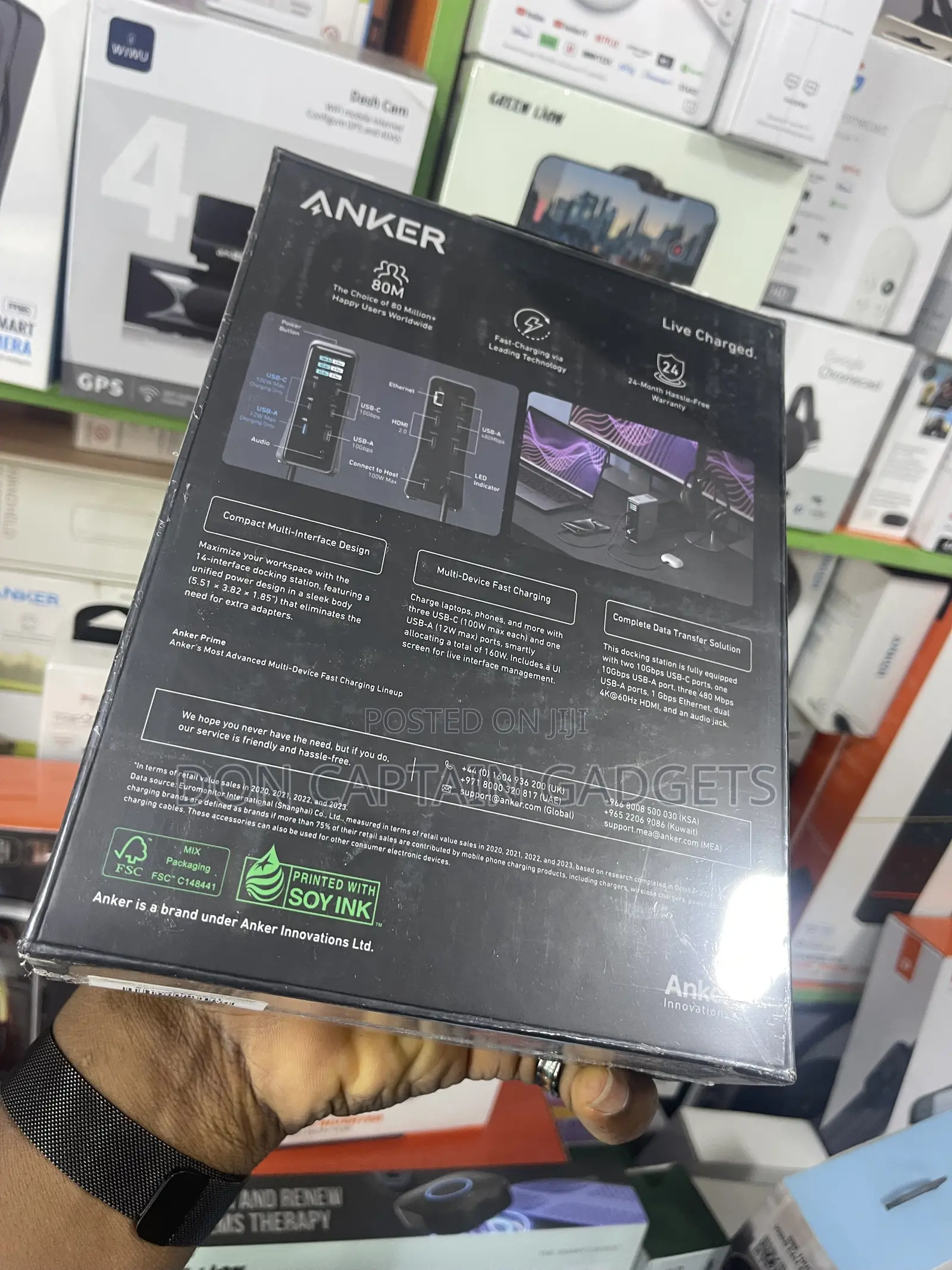 Anker Prime 160W Charging WorkStation 14 in 1 Dual Display