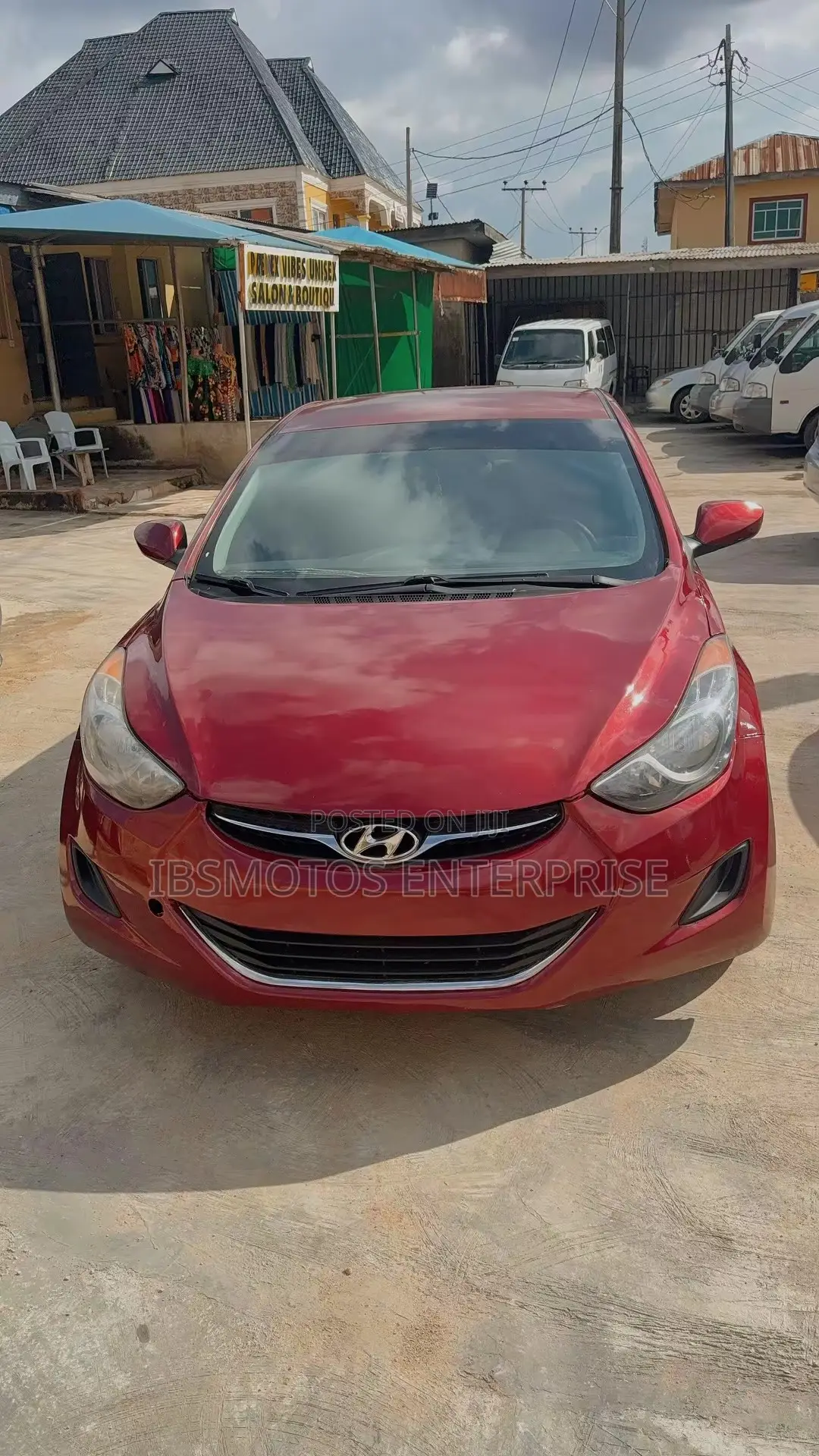 Hyundai Elantra GLS Automatic 2012 Red
