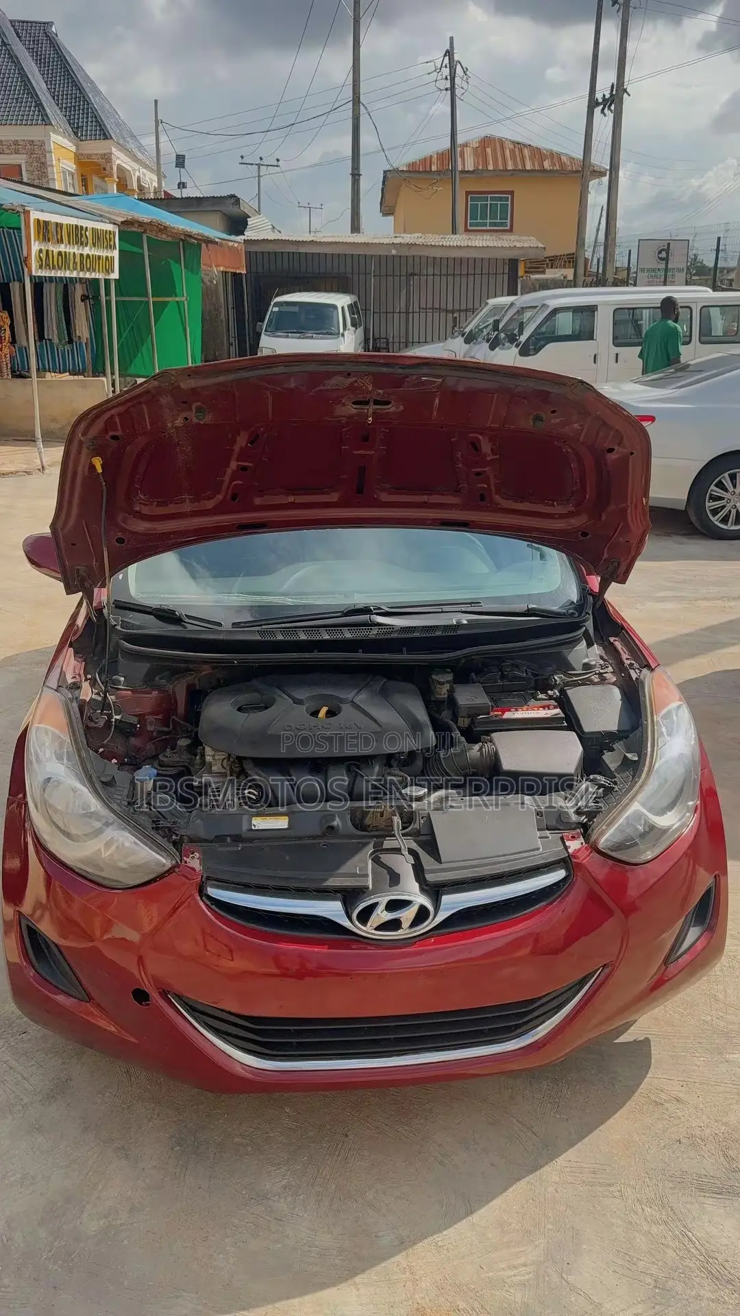 Hyundai Elantra GLS Automatic 2012 Red