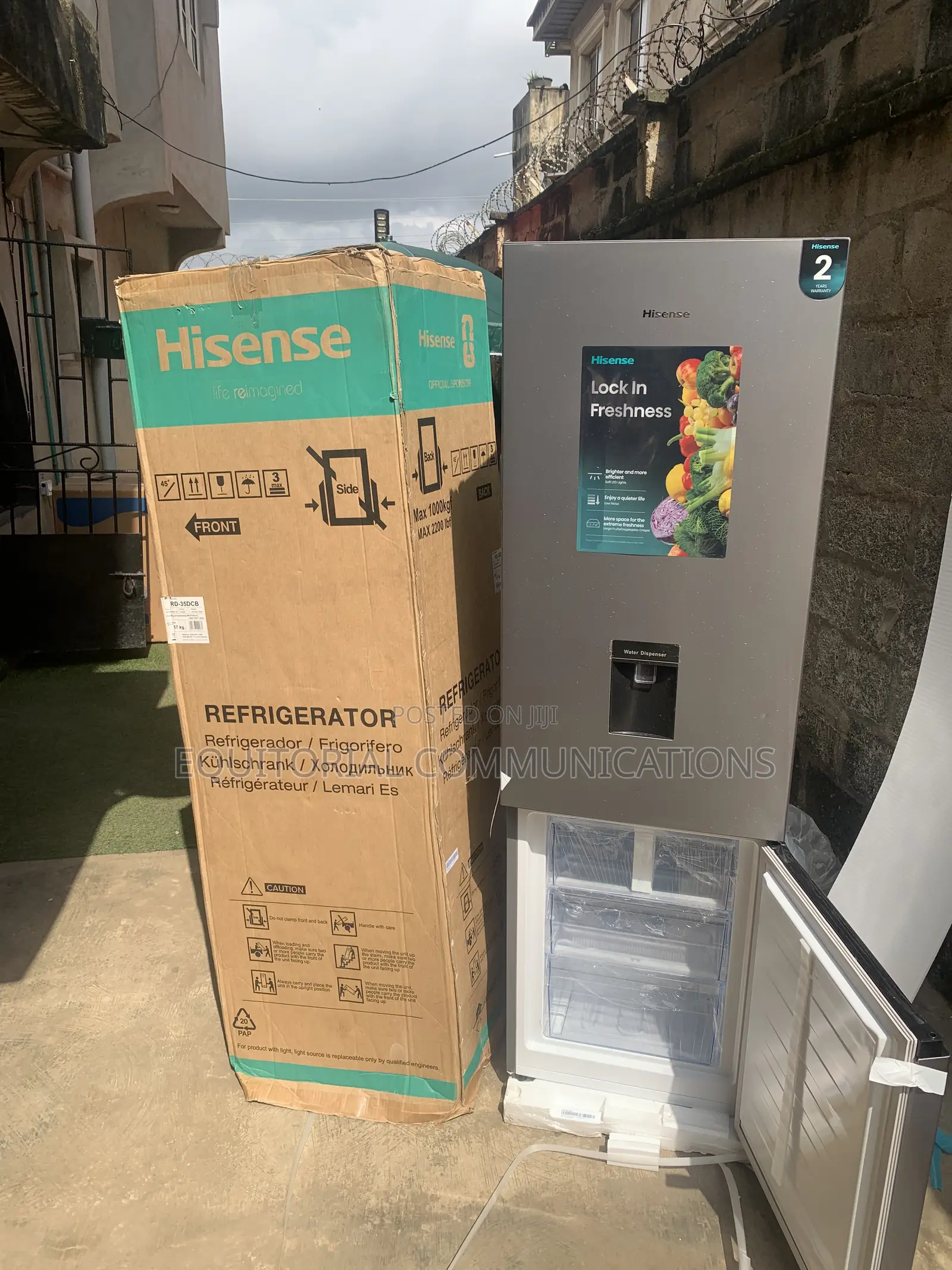 Hisense 35DCB 264L Frost-Free Refrigerator With Water Dispenser