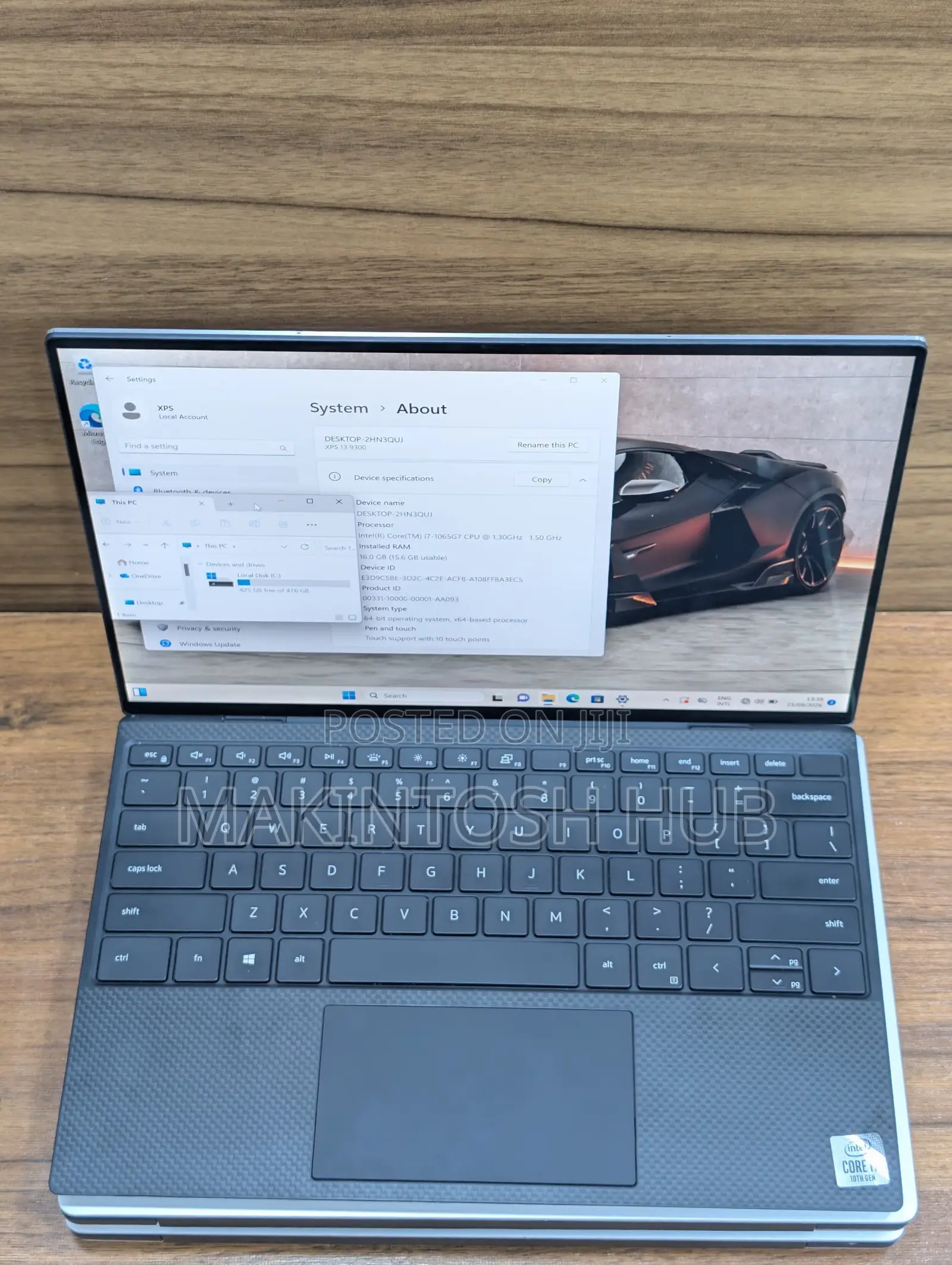 Laptop Dell XPS 13 9300 16GB Intel Core i7 SSD 512GB