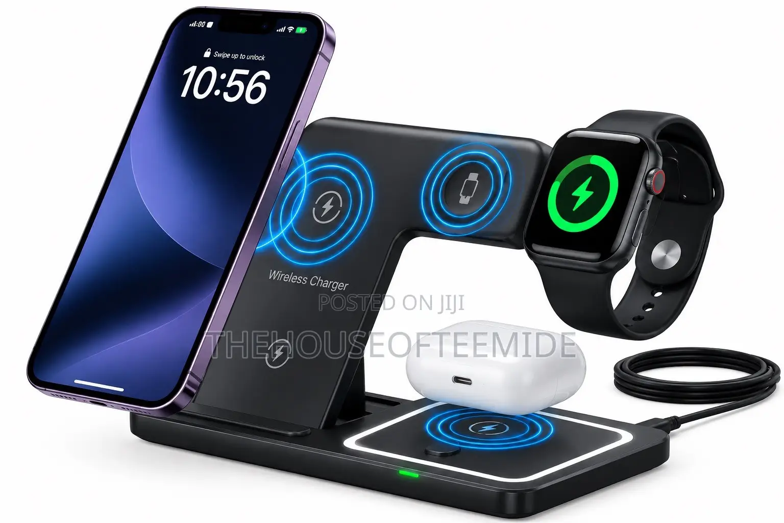 3in1 Foldable Wireless Charger