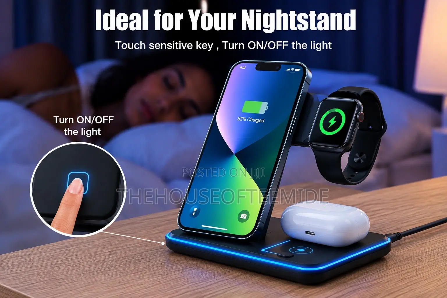 3in1 Foldable Wireless Charger