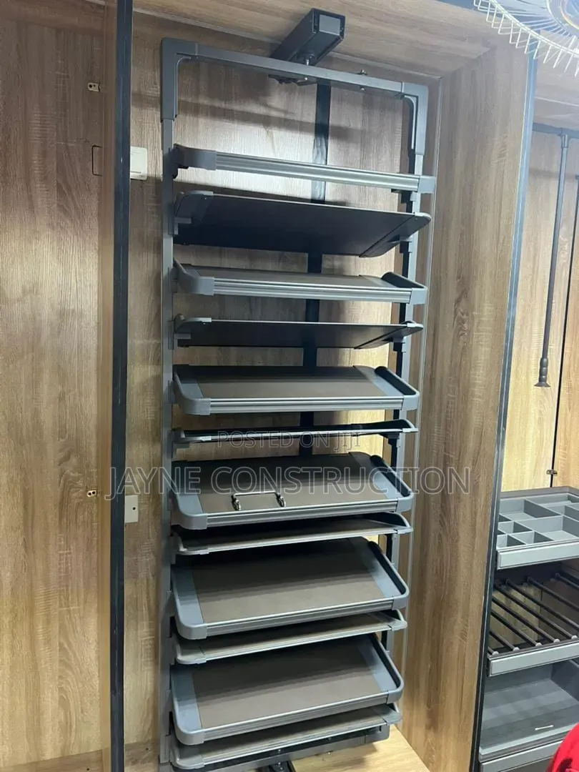 Kitchen Pantry and Revolving Shelf