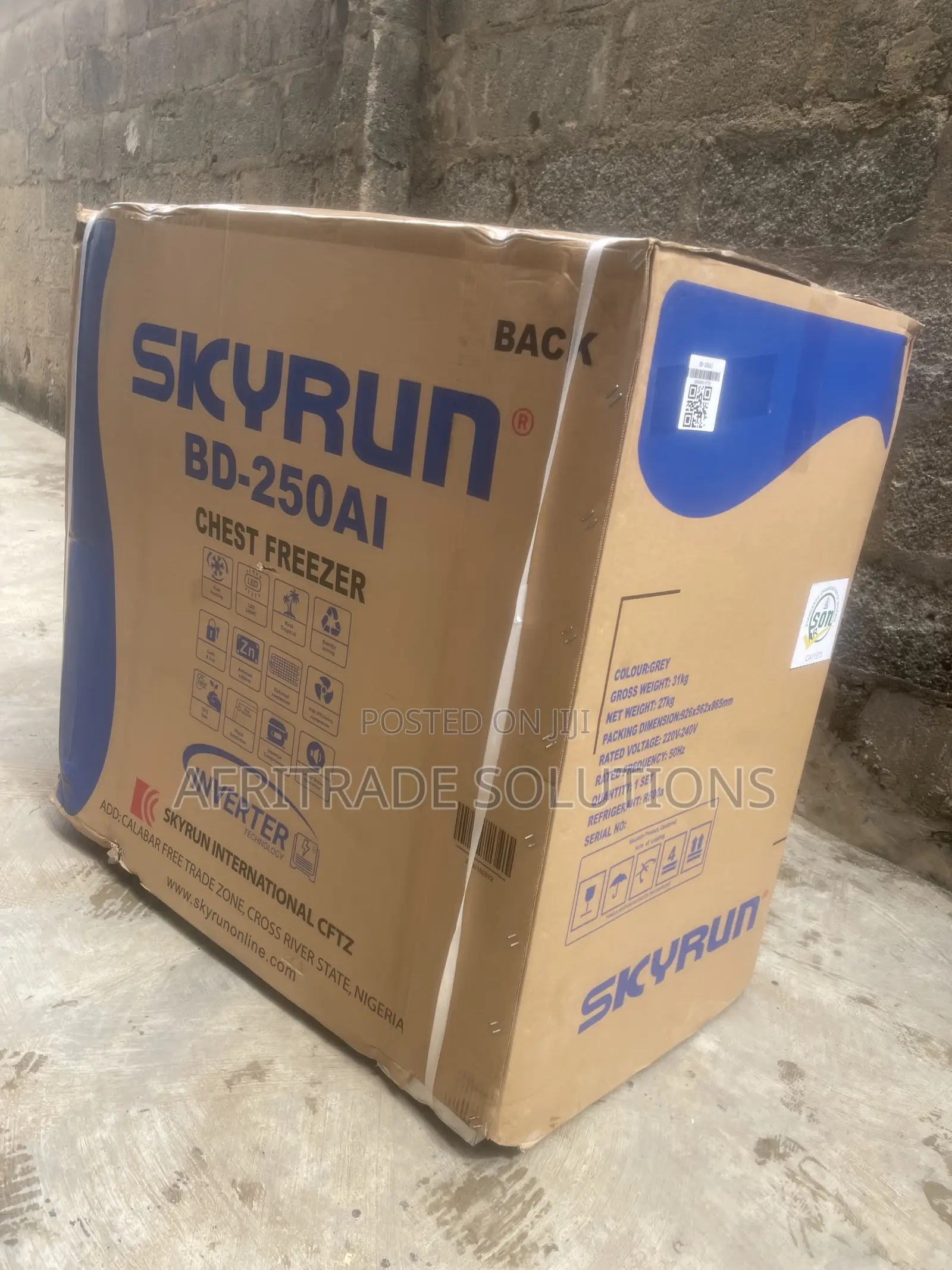 Skyrun 250L Inverter Deep Freezer – Keep It Fresh