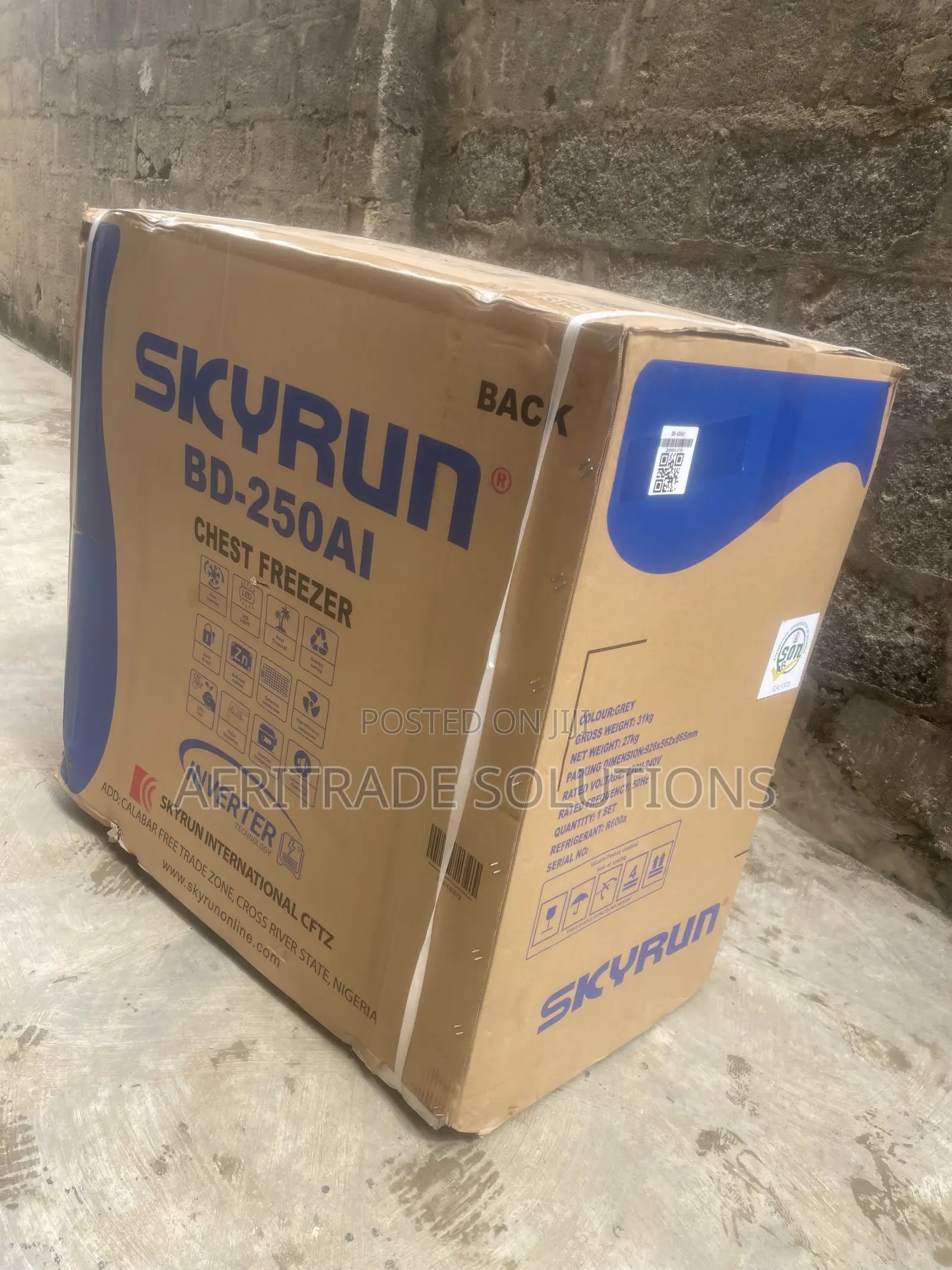 Skyrun 250L Inverter Deep Freezer – Keep It Fresh