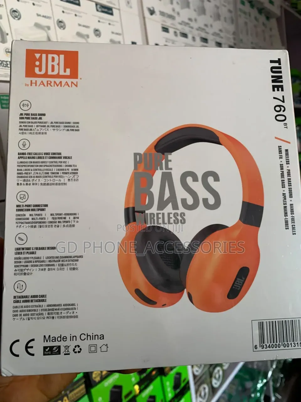 ​Brand New JBL Tune 760NC Wireless Active Noise Cancelling Headphones