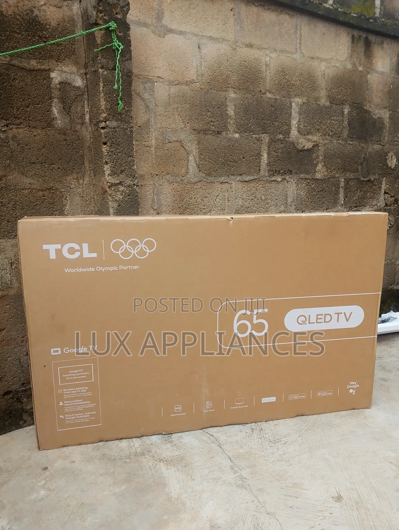 TCL 65T6D 65” QLED Smart TV Big Screen Television
