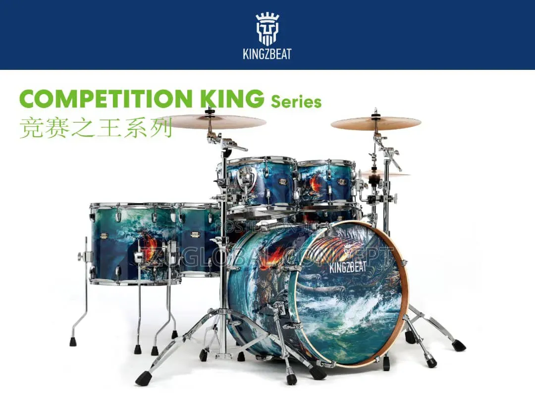 KINGZBEAT CKG 5-Piece Drum Set
