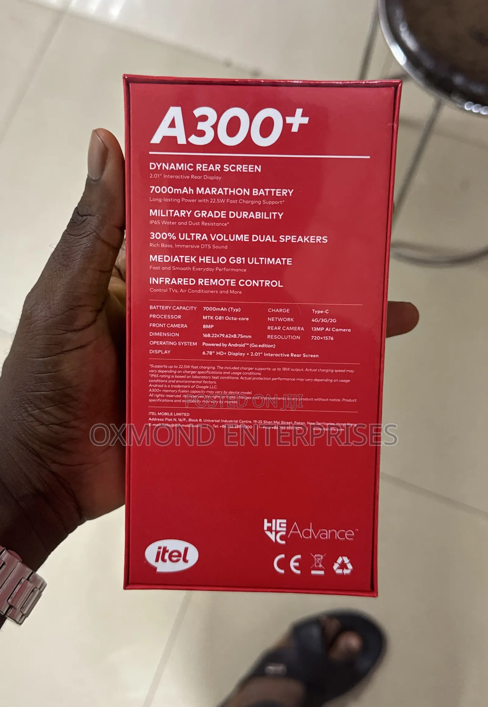 New Itel A200+ 64 GB Purple