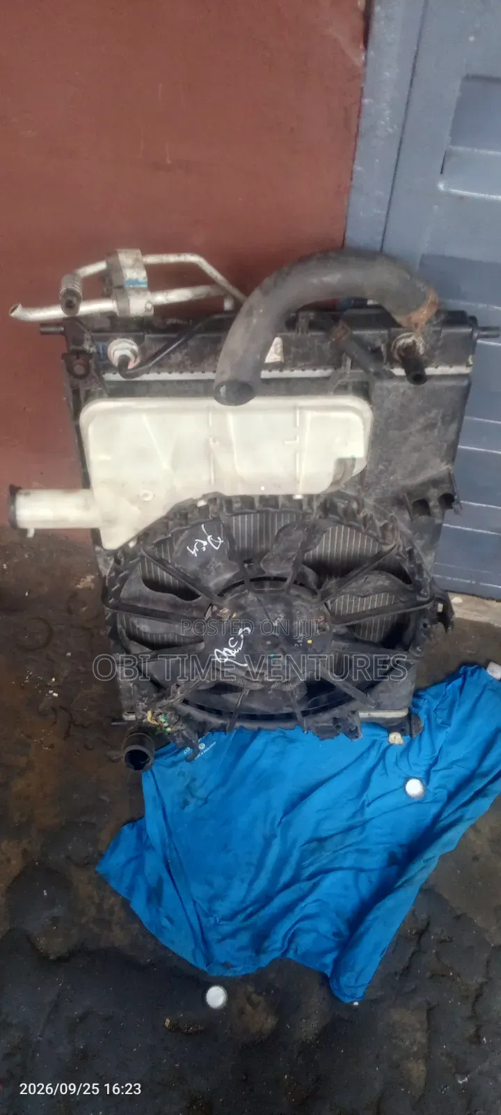 Hyundai Elantra 2012 Radiator and Fan With Condenser