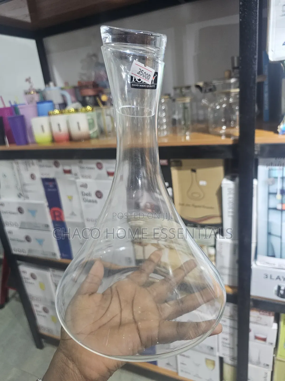 Glass Wine Decanter / Beverage Carafe