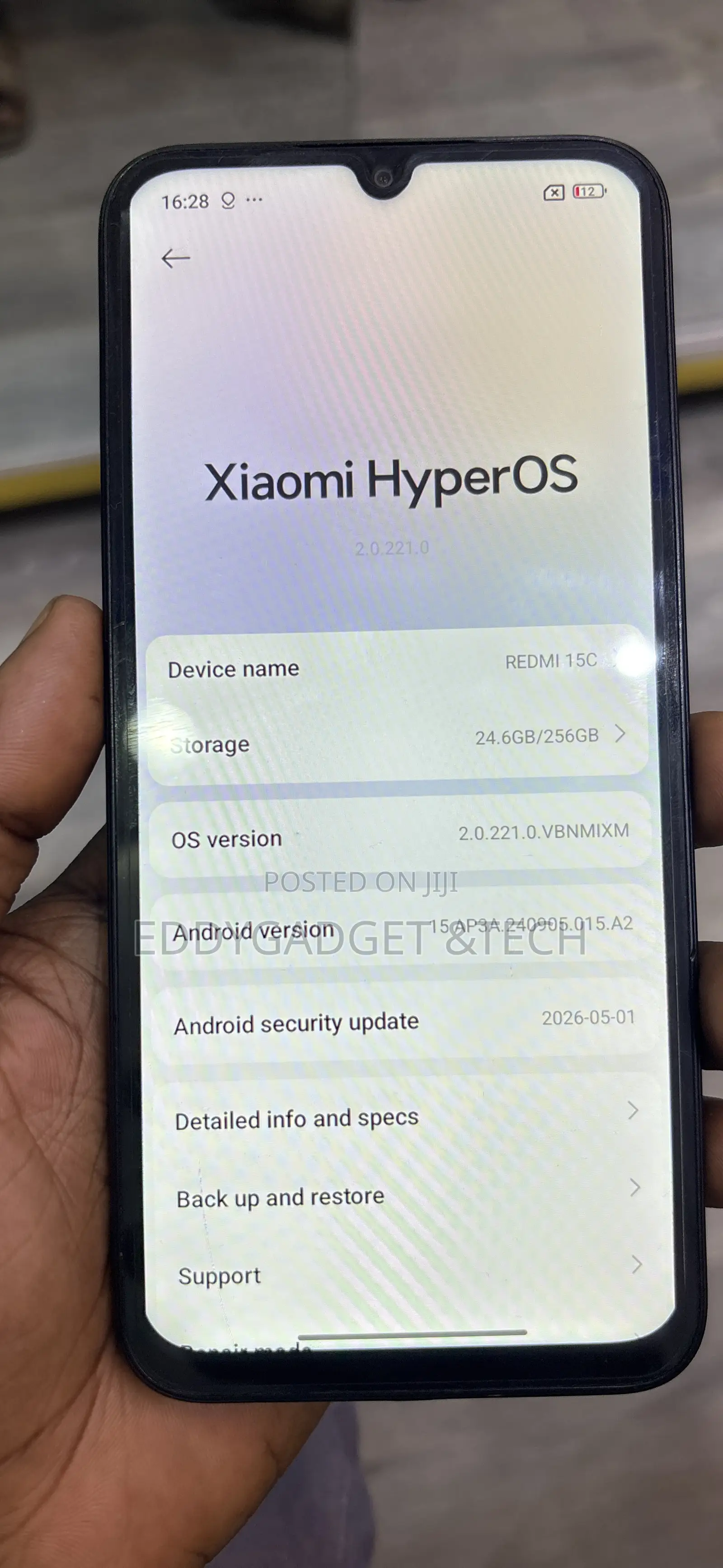 Xiaomi Redmi 15C 4G 256 GB Black