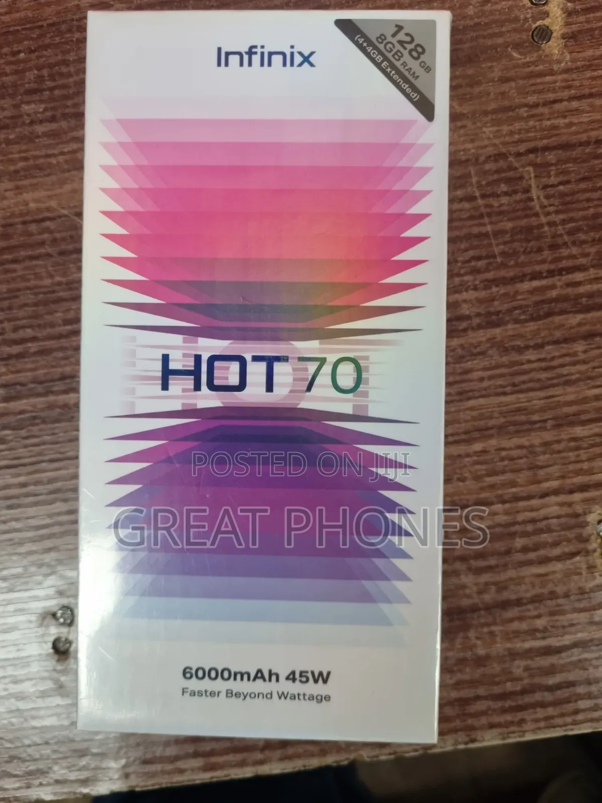 New Infinix Hot 70 128 GB Blue