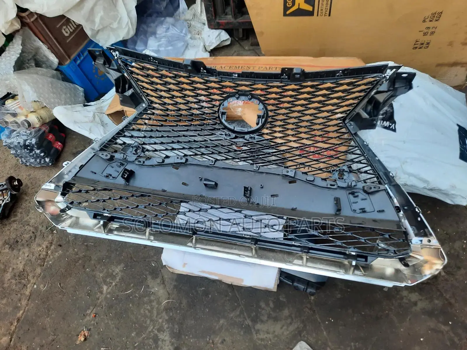 Rx350 2016 2017 2018 Front Grill Complete With 360-Degree Camera Hole