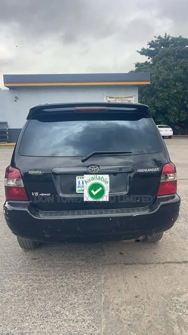 Toyota Highlander Limited V6 4x4 2004 Black