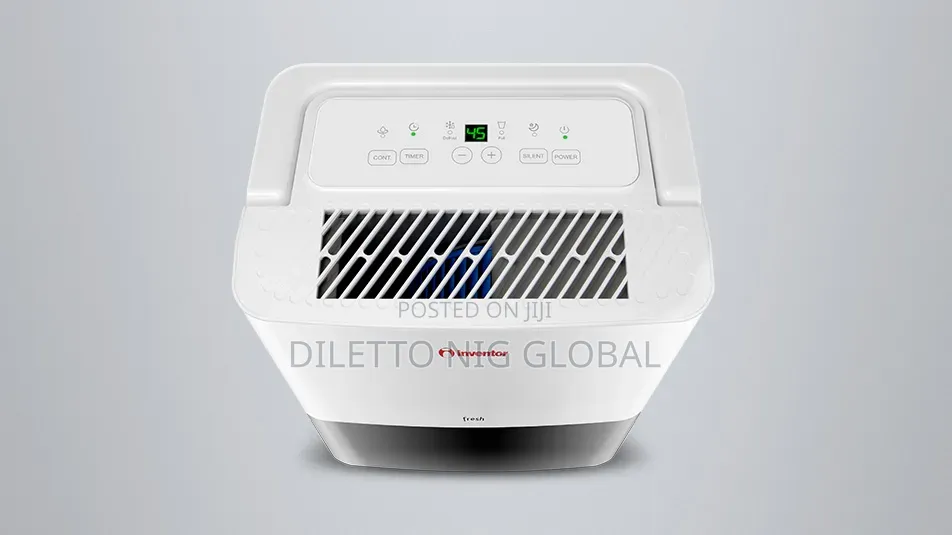 Inventor 12L Dehumidifier Ultra-Quiet, Continuous Drainage, 24Hr Time