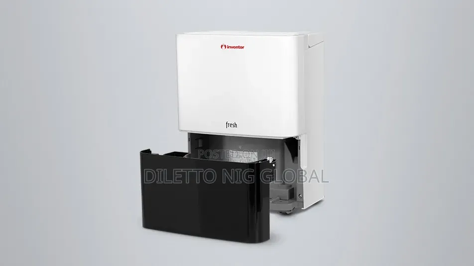 Inventor 12L Dehumidifier Ultra-Quiet, Continuous Drainage, 24Hr Time