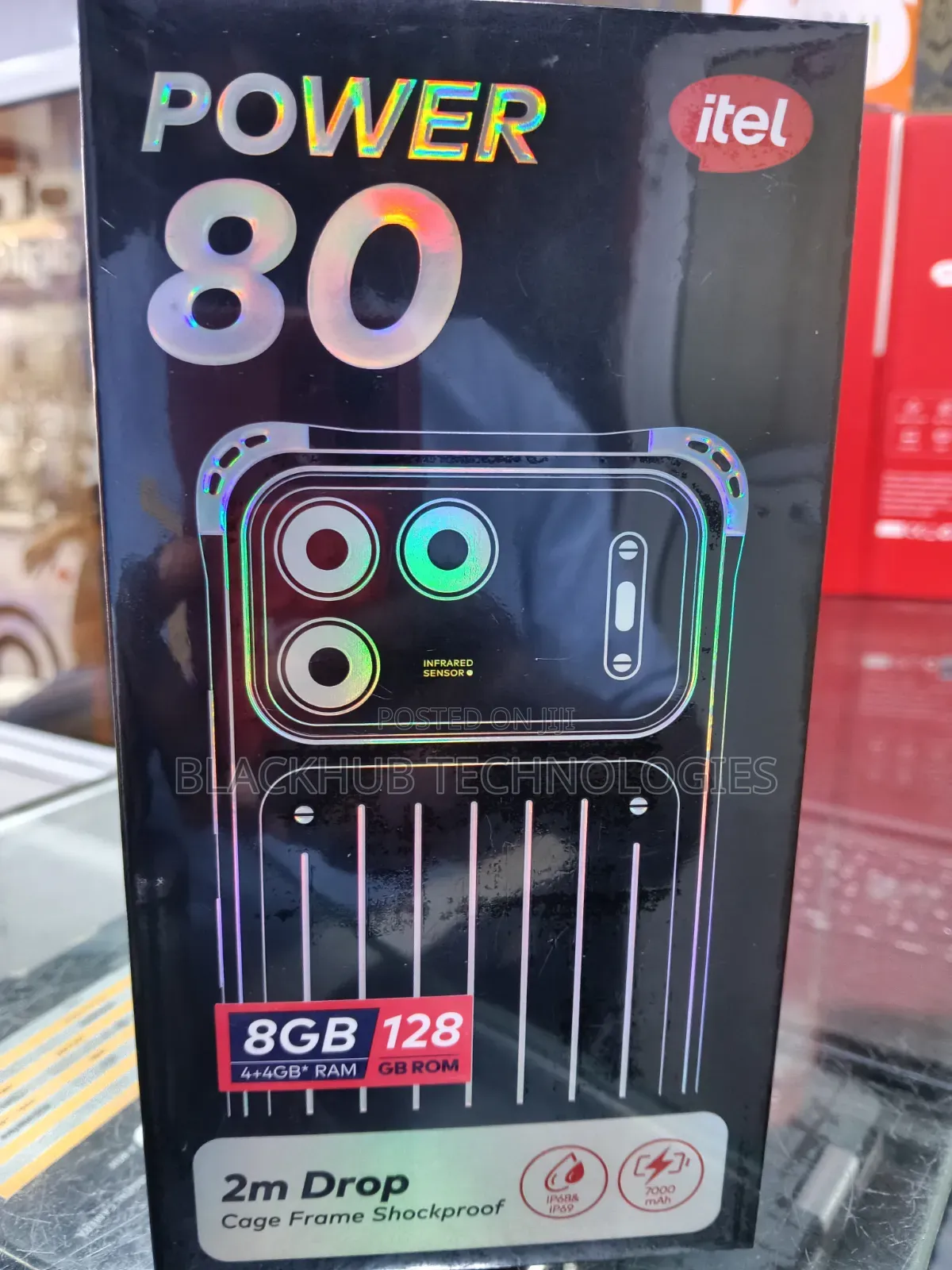 New Itel Power 80 128 GB Black