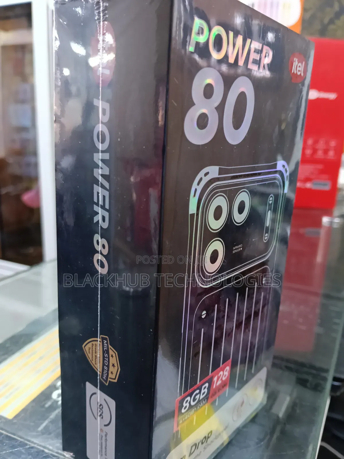 New Itel Power 80 128 GB Black