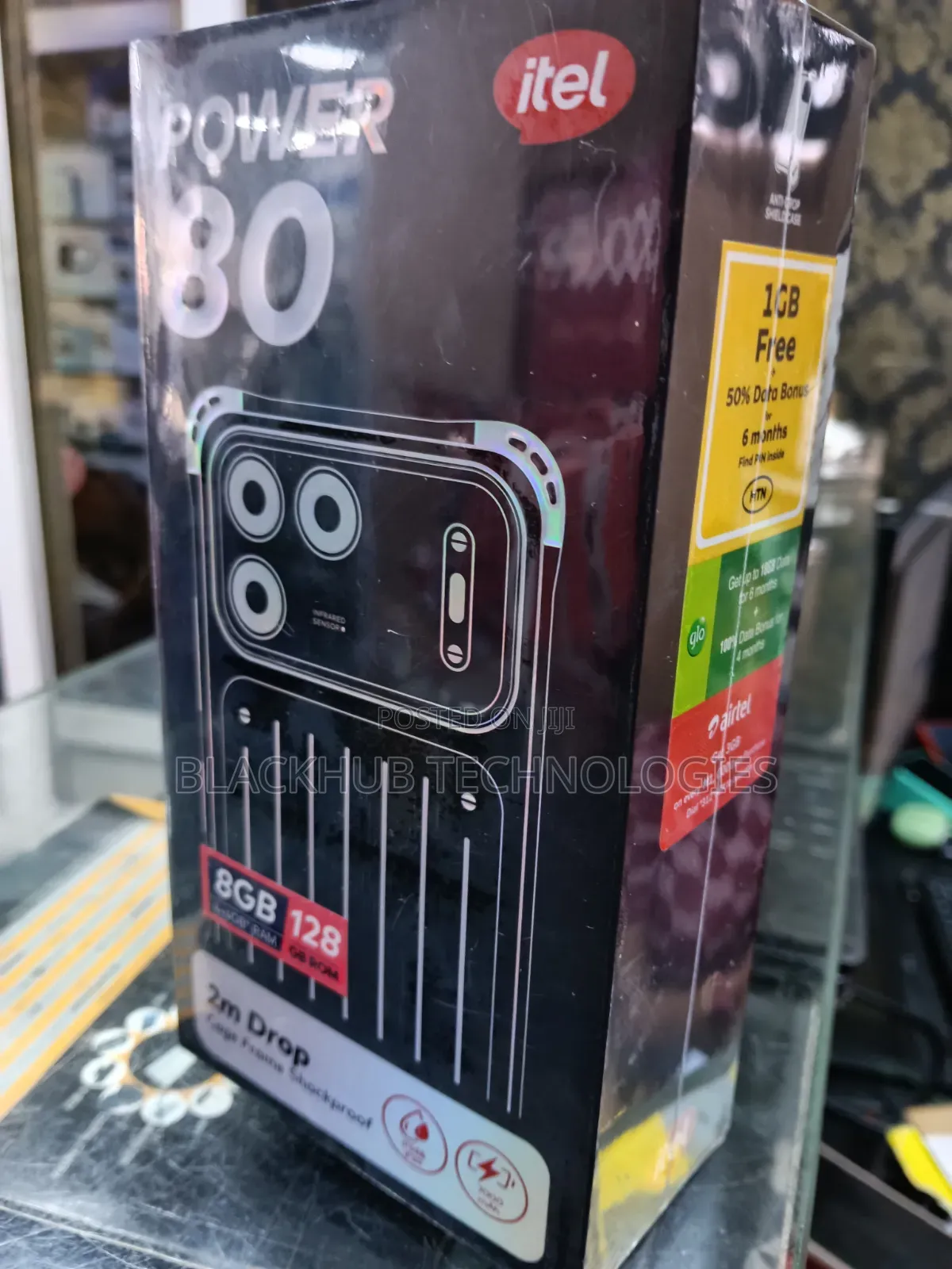 New Itel Power 80 128 GB Black