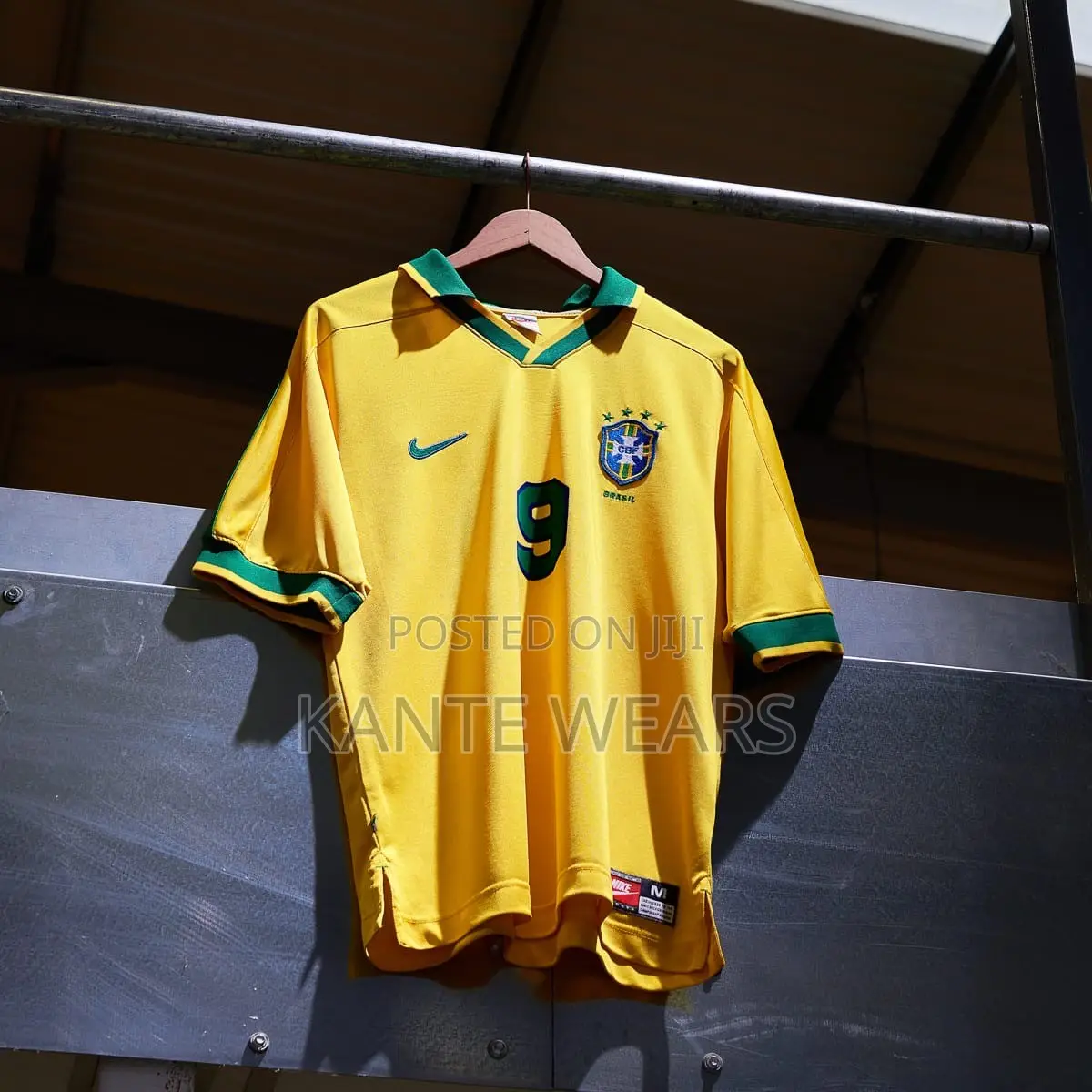 Brazil Retro Jersey Yellow
