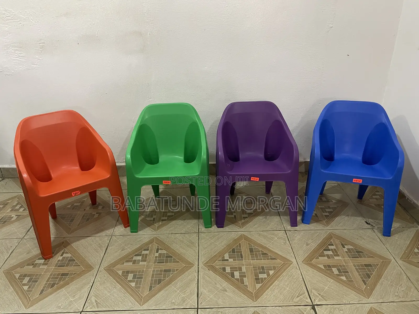 Colorful Plastic Children’s Chairs