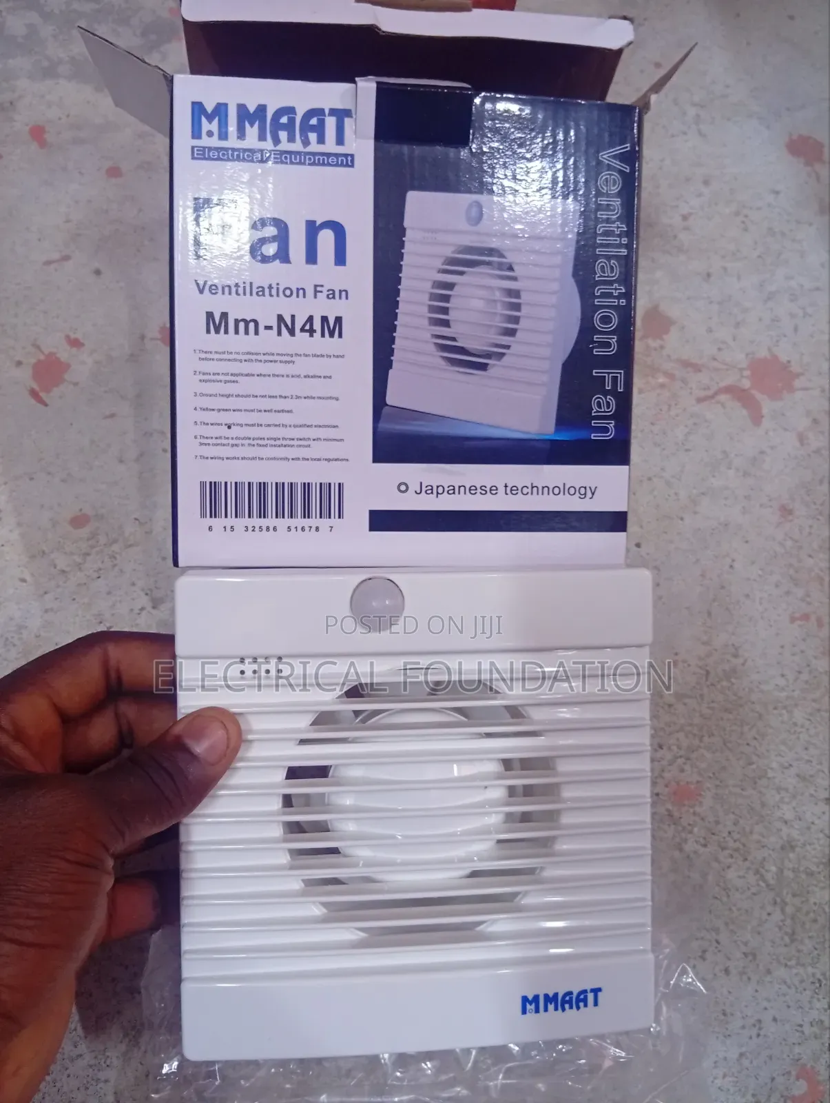 4 Inches Extractor Fan With Sensor Mmart