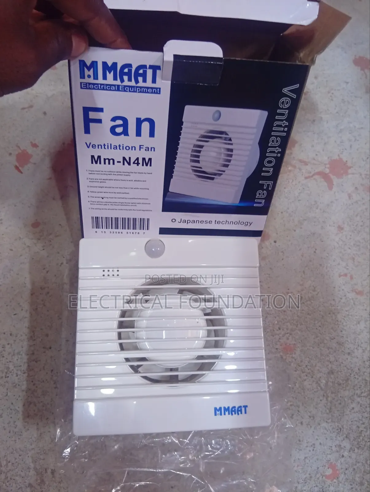 4 Inches Extractor Fan With Sensor Mmart